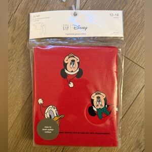 Gap Baby Disney Red Pajama Outfit. Sized 12-18 months.